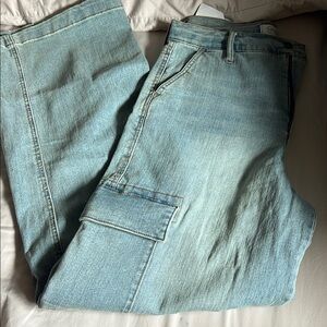 Jessica Simpson Light Blue Flare Wide Leg Jeans